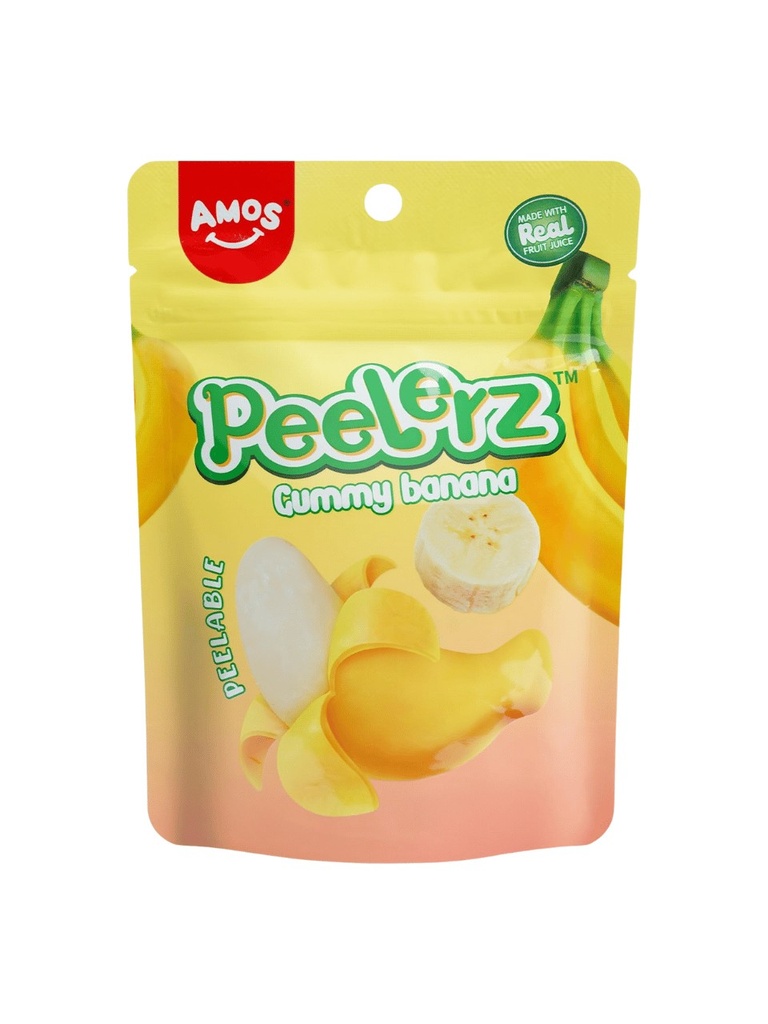 [SS001488] Amos Peelerz Gummy Banana Candy 65 g
