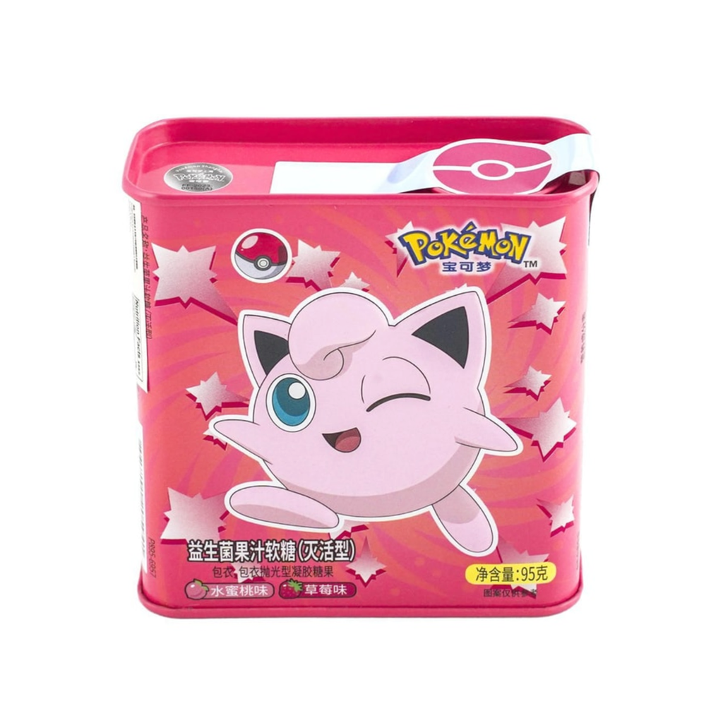 [SS001657] Pokemon Fruit Juice Gummies Strawberry & Peach flavor 95 g