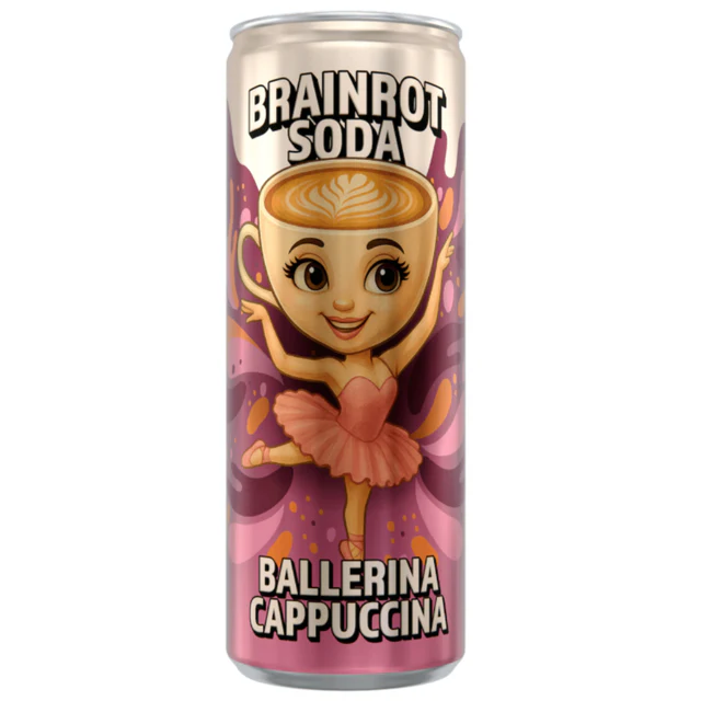 [SS002139] Brainrot Soda Ballerina Cappucina 250ml